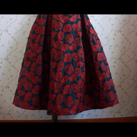 **PENDING** 🌺 Poppy Jacquard Maxi Skirt - Picture 4 of 5
